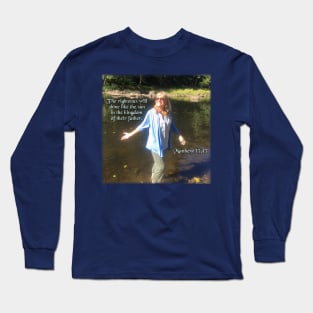 Barbee at Elsie Navy Long Sleeve T-Shirt